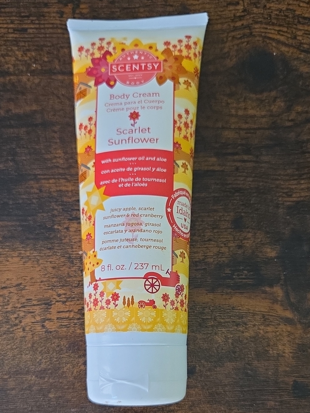 Scentsy Scarlet Sunflower Body Cream